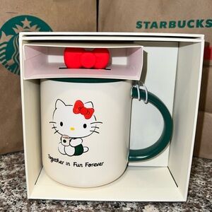 NWT☕️Starbucks Hello Kitty Mug 2025 Holiday Limited Edition